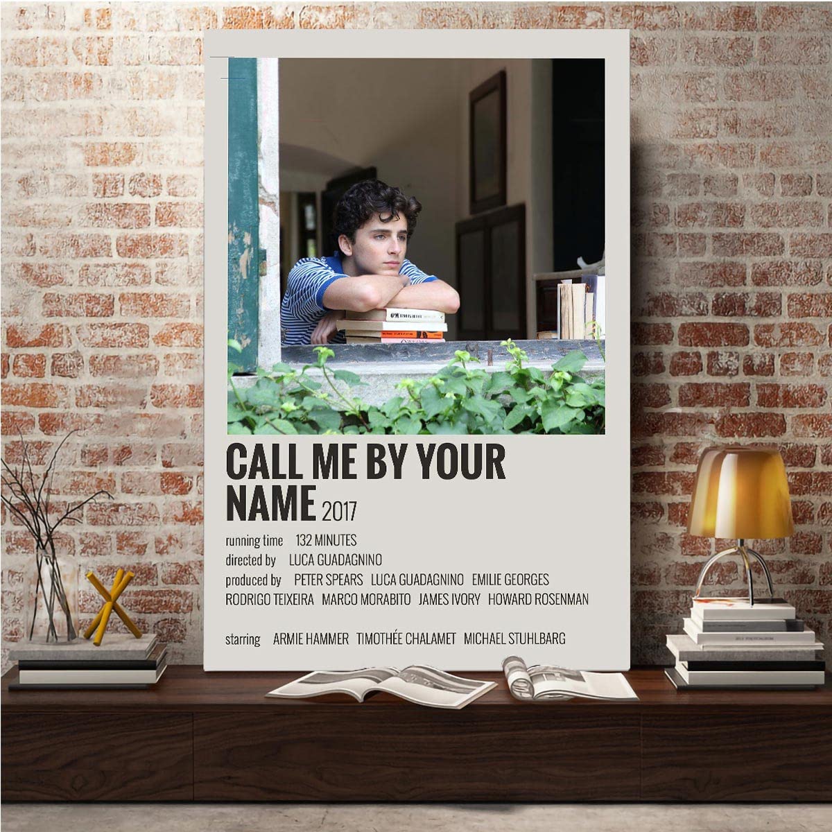 Call Me By Your Name Poster,Timothee Chalamet Merch,Canvas Wall